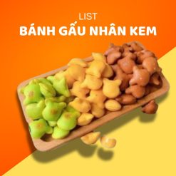 Bánh gấu nhân kem
