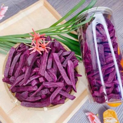 Khoai lang tím sấy giòn