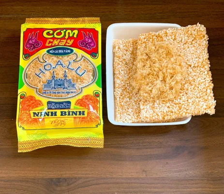 Những phần cơm cháy được đóng gói, bảo quản an toàn